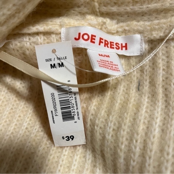 JOE Fresh tasseled belted cardigan size medium - Picture 6 of 11